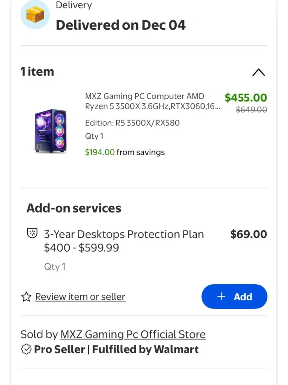 MXZ gaming PC